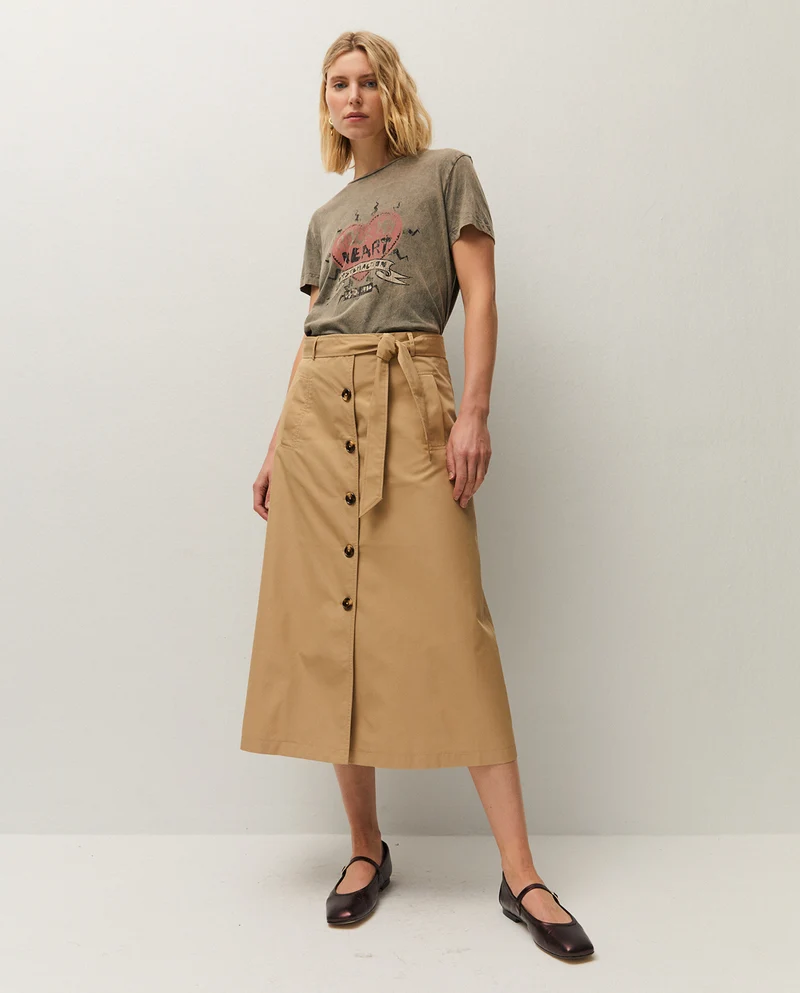 Camiseta print corazón