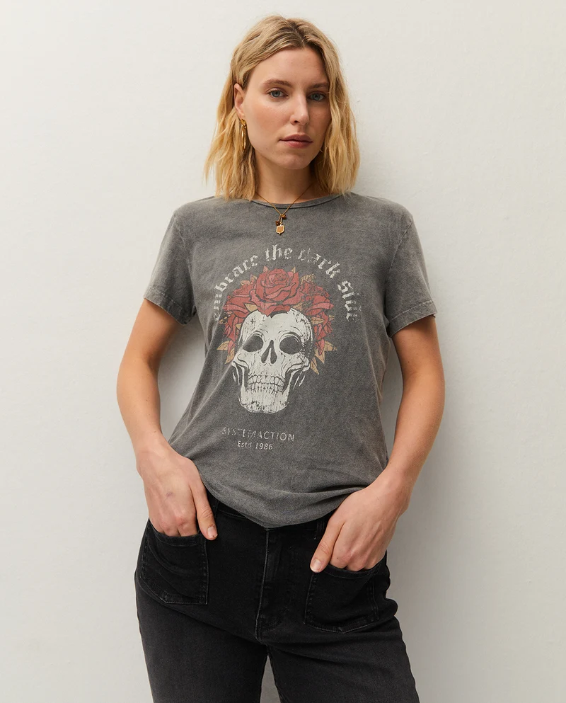 Camiseta print calavera