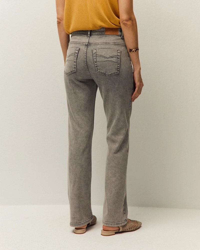 Pantalón denim nervio