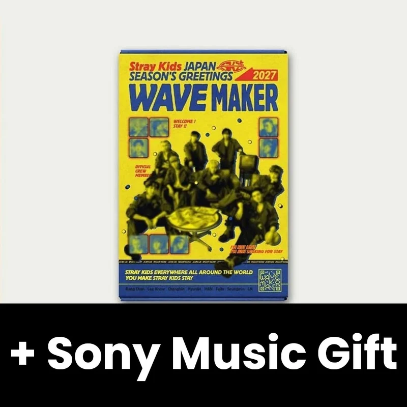 STRAY KIDS - 2027 JAPAN SEASON'S GREETINGS (WAVE MAKER) + Sony Music Gift