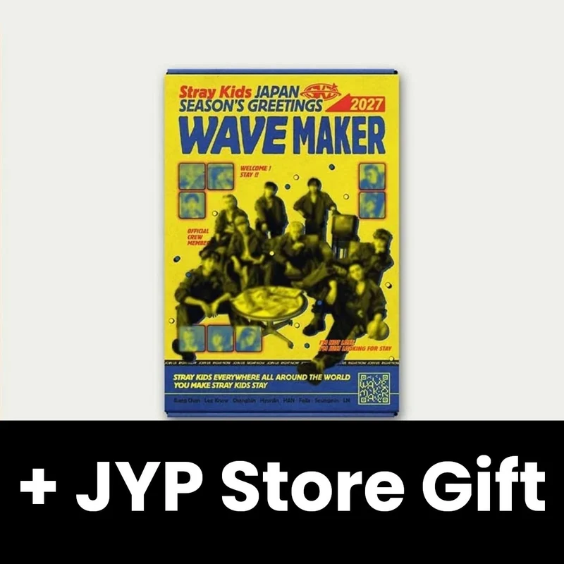 STRAY KIDS - 2027 JAPAN SEASON'S GREETINGS (WAVE MAKER) + JYP Store Gift