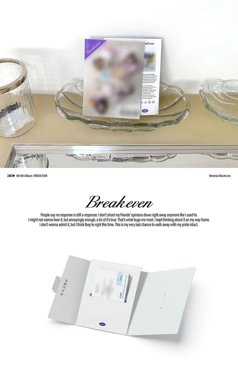 ILLIT - BREAK EVEN (WEVERSE ALBUMS VER.) + Weverse Gift
