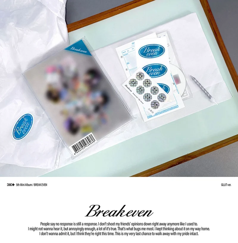 ILLIT - BREAK EVEN (GLLIT VER.) SET + EARLY-BIRD Weverse Gift