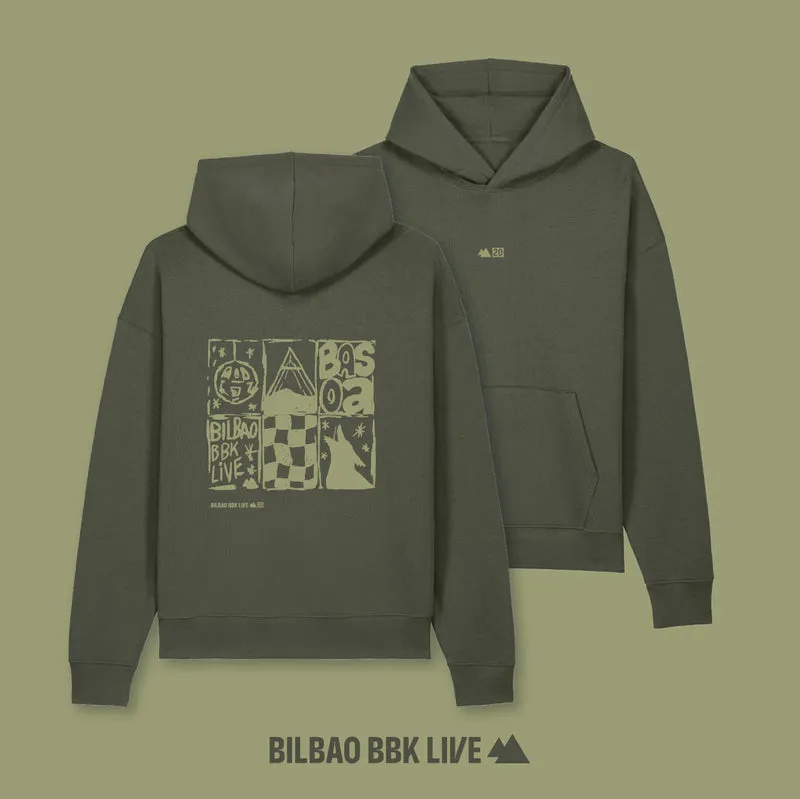 SUDADERA KHAKI BILBAO BBK LIVE