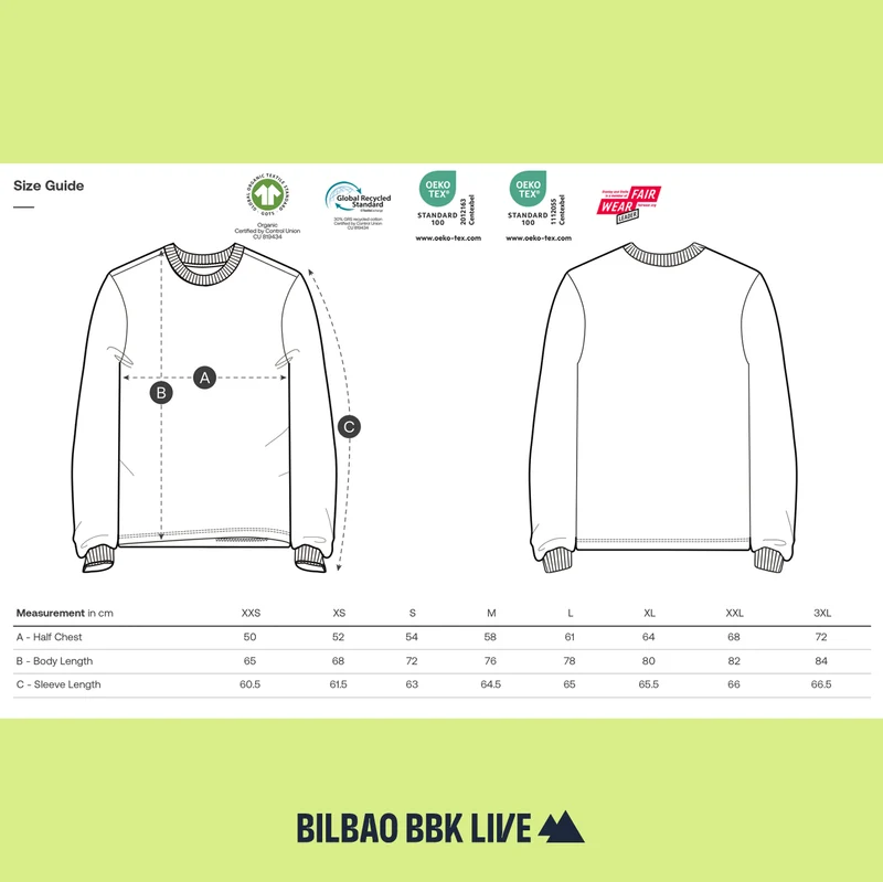 CAMISETA LARGA BILBAO BBK LIVE BASOA