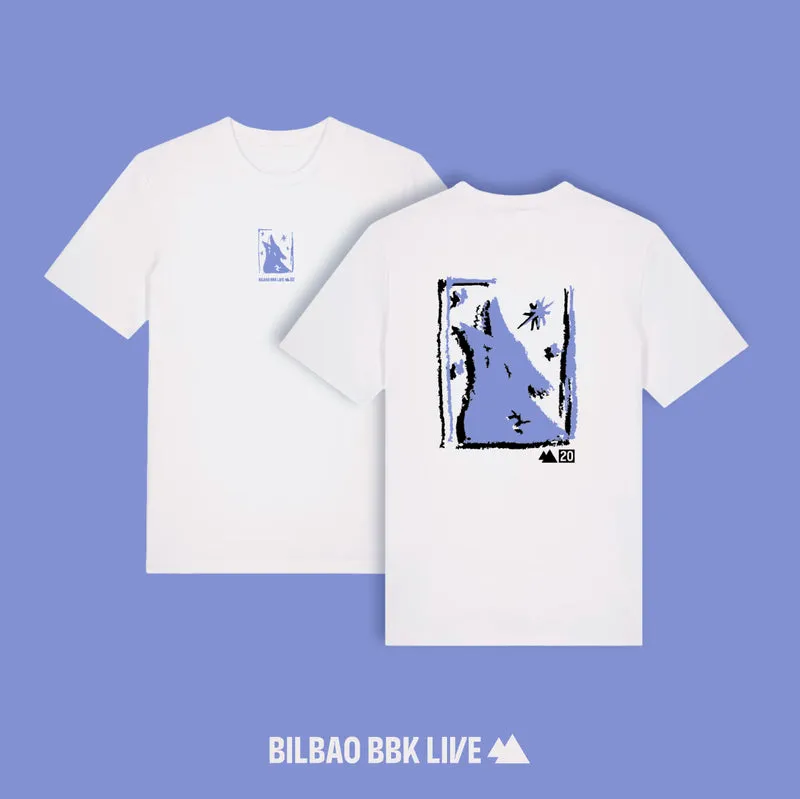 CAMISETA BILBAO BBK LIVE LOGO LOBO 20 ANIVERSARIO