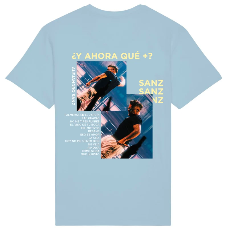 CAMISETA ALEJANDRO SANZ IMAGEN ¿Y AHORA QUÉ?