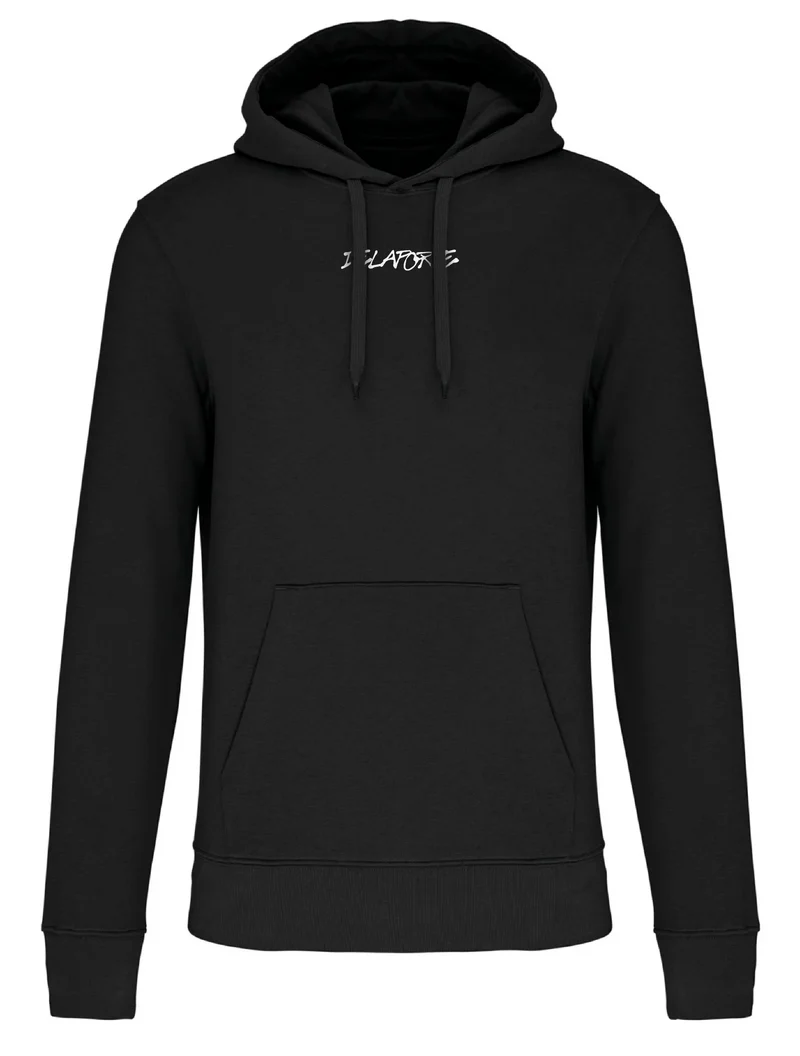 SUDADERA DELAPORTE AQUI Y AHORA NEGRA