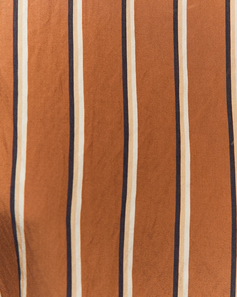 Vestido corto de rayas