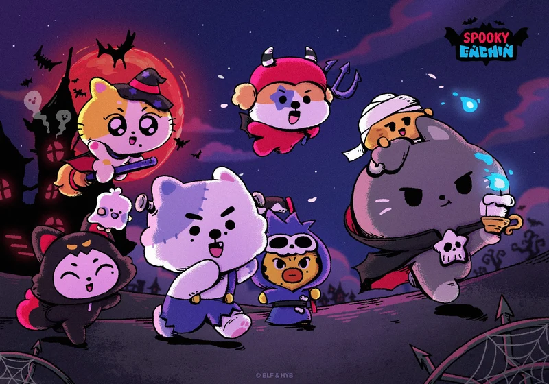 [ENHYPEN] Spooky ENCHIN Official Character Pop Up Merch