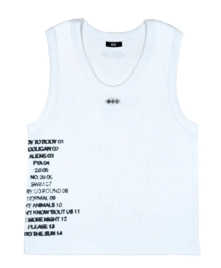 [BTS] Pop Up : Arirang : US Exclusive : Sleeveless (White)