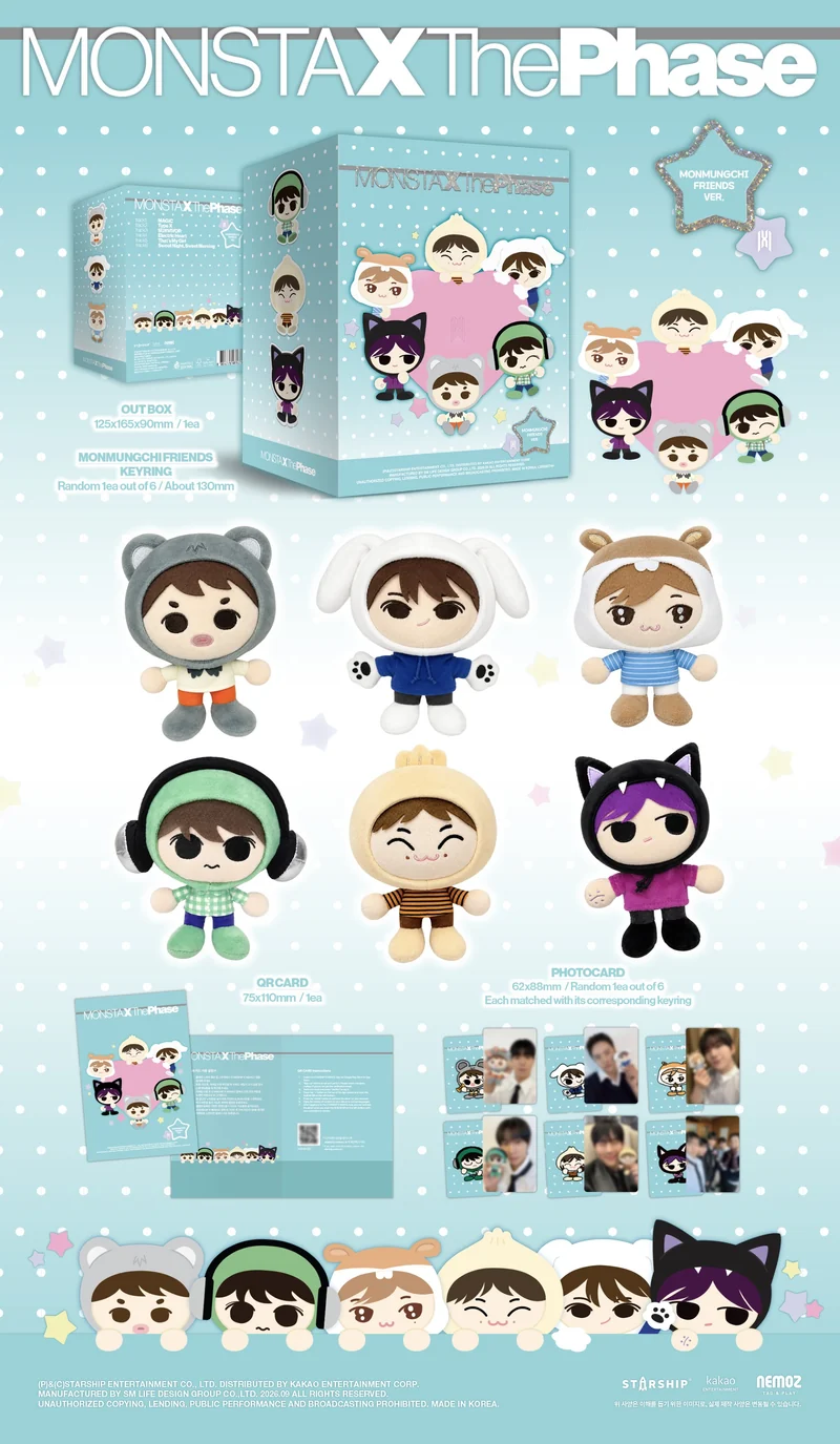 [MONSTA X] The Phase : (MONMUNGCHI FRIENDS Ver.) Limited Edition