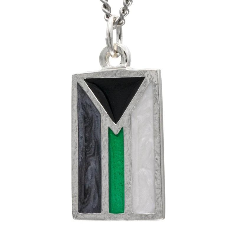 Demiromantic PRIDE Flag Necklace
