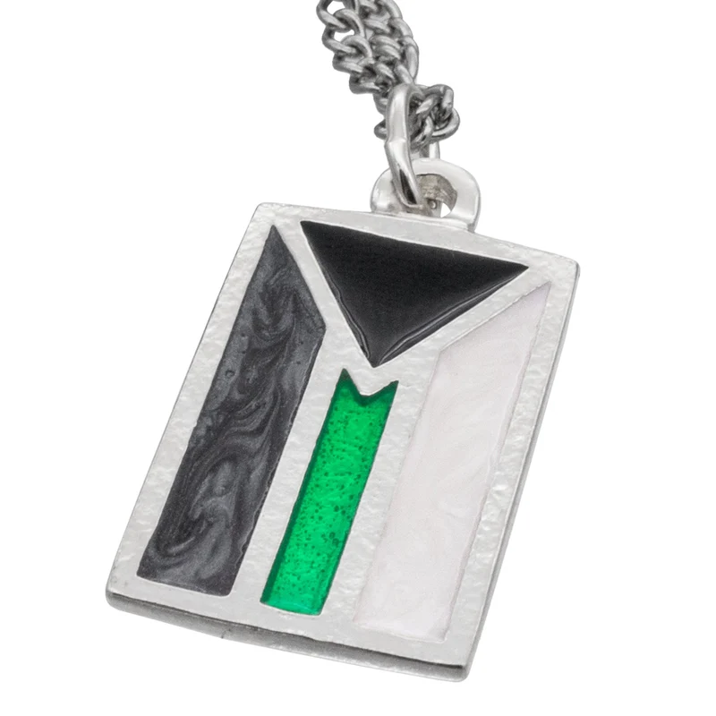 Demiromantic PRIDE Flag Necklace