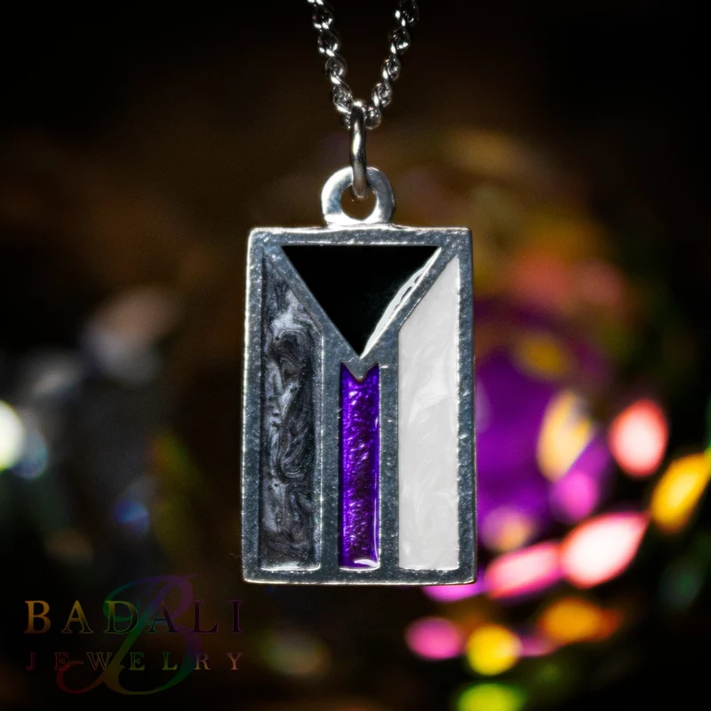 Demisexual PRIDE Flag Necklace