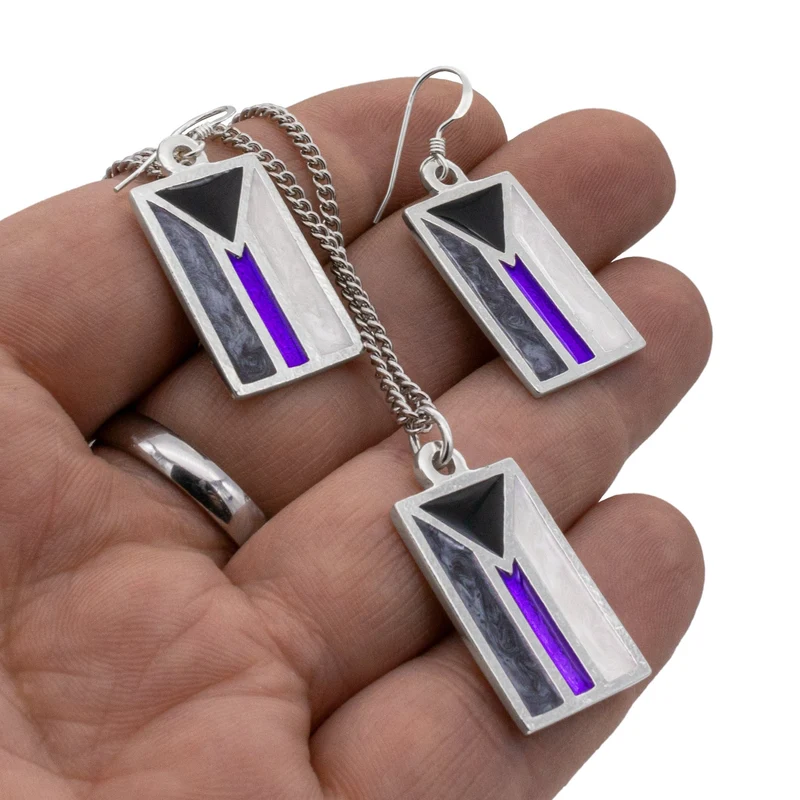 Demisexual PRIDE Flag Necklace