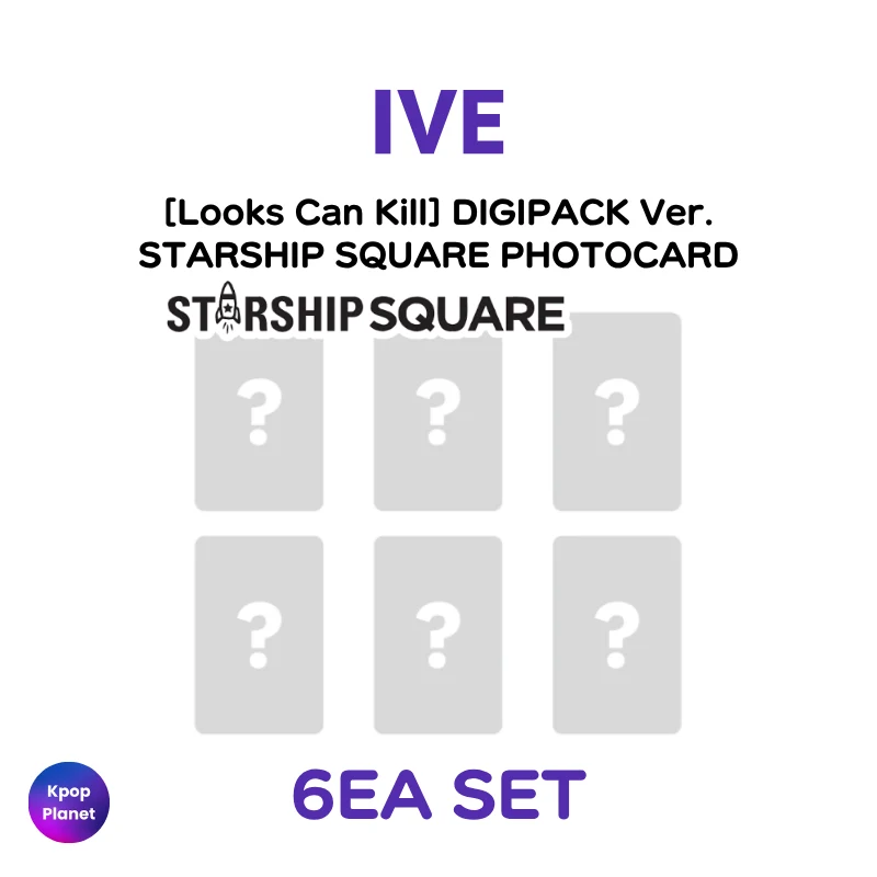 [DIGIPACK ver.] IVE STARSHIP SQUARE photocard [ Looks Can Kill ]