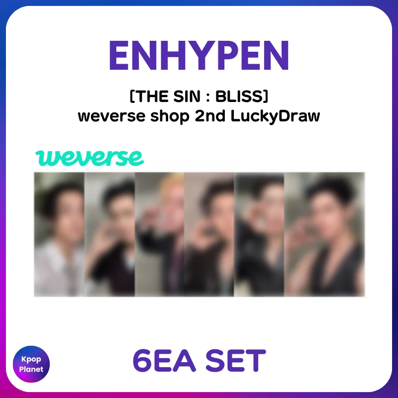 ENHYPEN weverse shop 2nd LuckyDraw [THE SIN : BLISS]