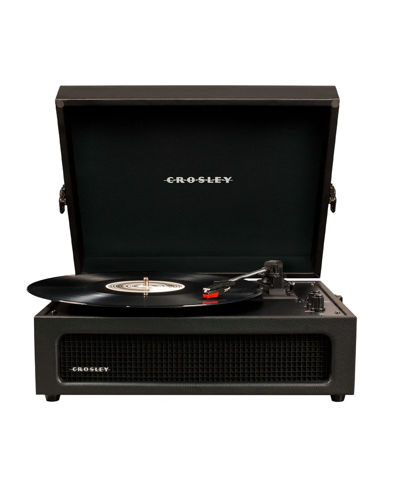 Crosley - Tocadiscos Crosley Voyager Bluetooth Doble - Negro