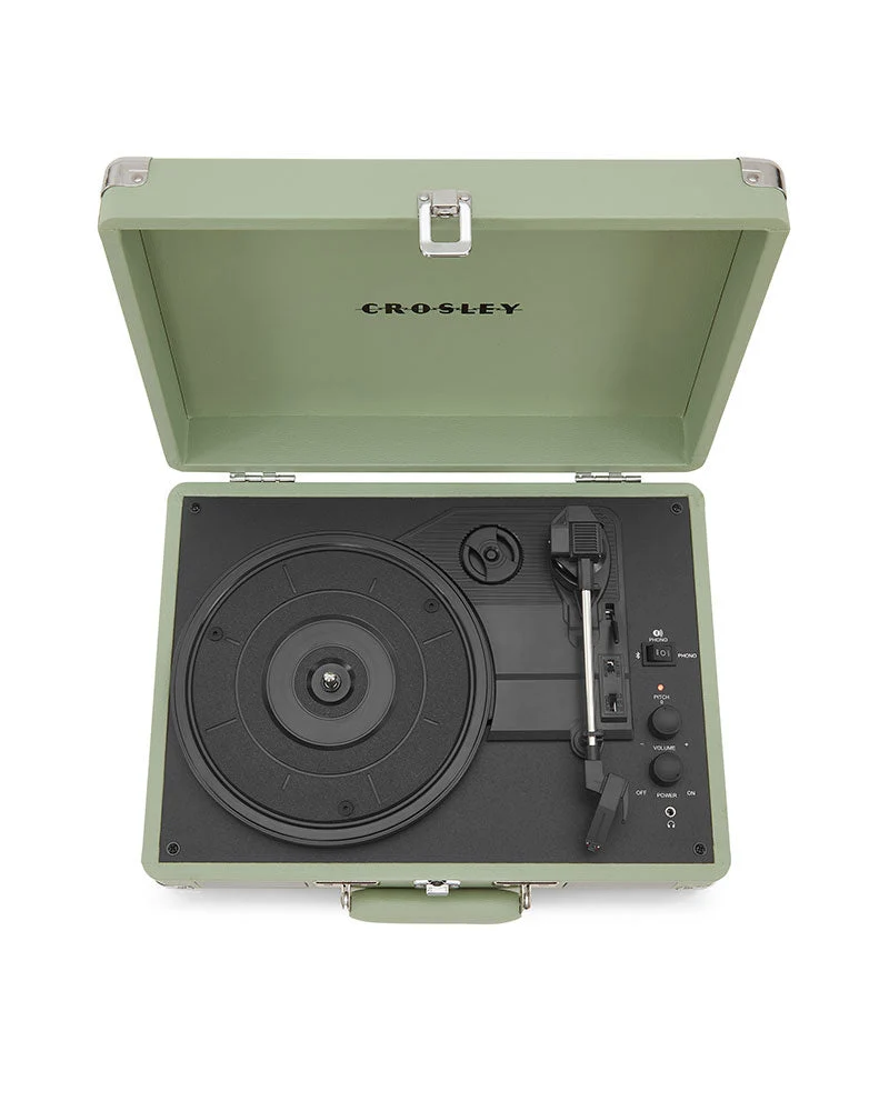 Crosley - Tocadiscos Crosley Bluetooth Doble Cruiser Deluxe - Menta