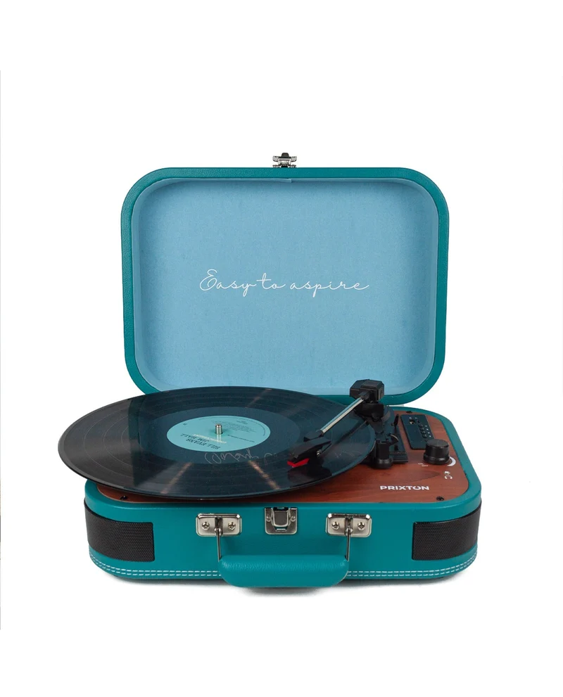 Prixton - Tocadiscos Bluetooth VC600 Azul