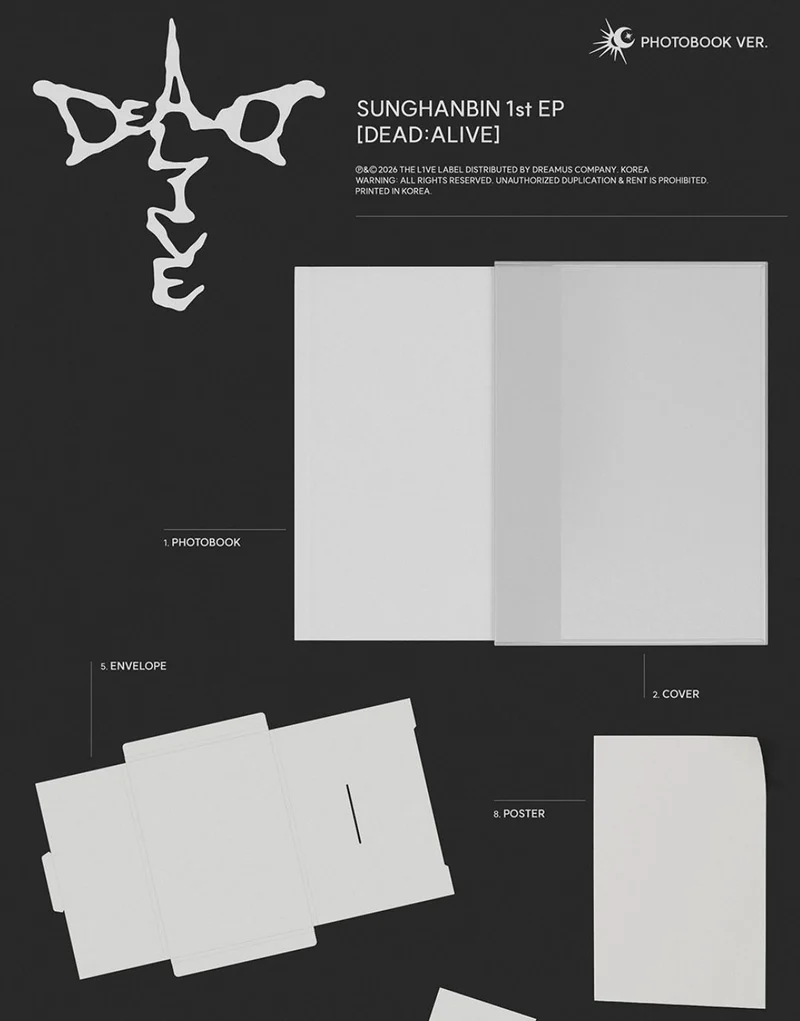 SUNG HANBIN (ZB1) - DEAD:ALIVE (PHOTOBOOK VER.)