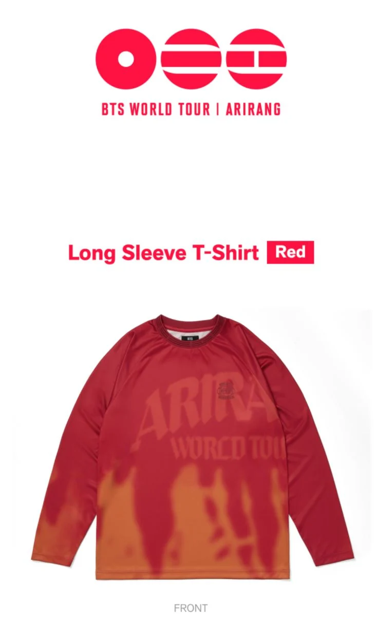 BTS - WORLD TOUR 'ARIRANG' 2ND DROP OFFICIAL MD