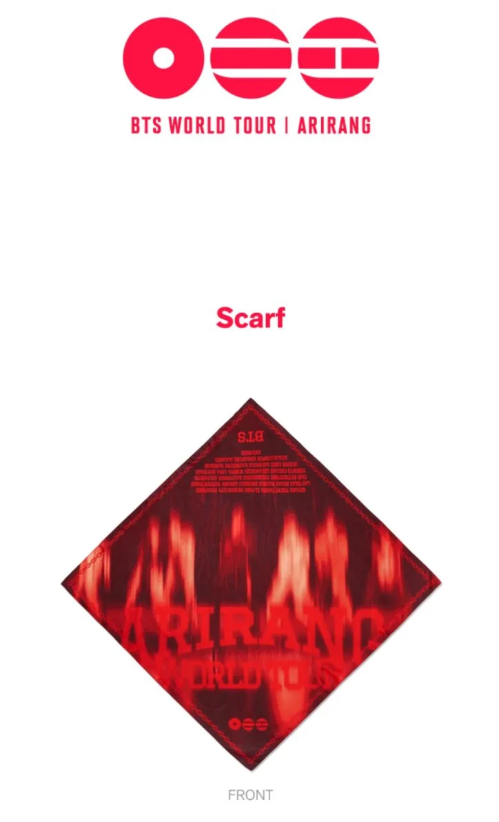 BTS - WORLD TOUR 'ARIRANG' 2ND DROP OFFICIAL MD 2