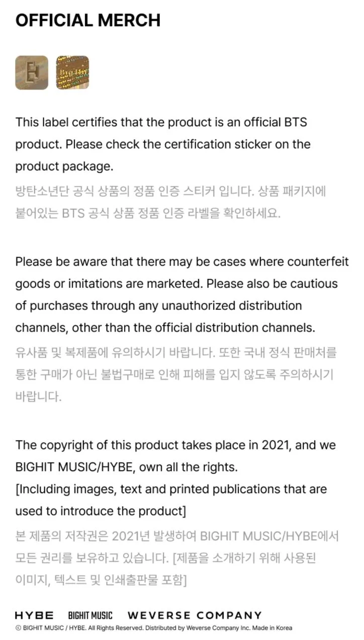 BTS - WORLD TOUR 'ARIRANG' 2ND DROP OFFICIAL MD 2