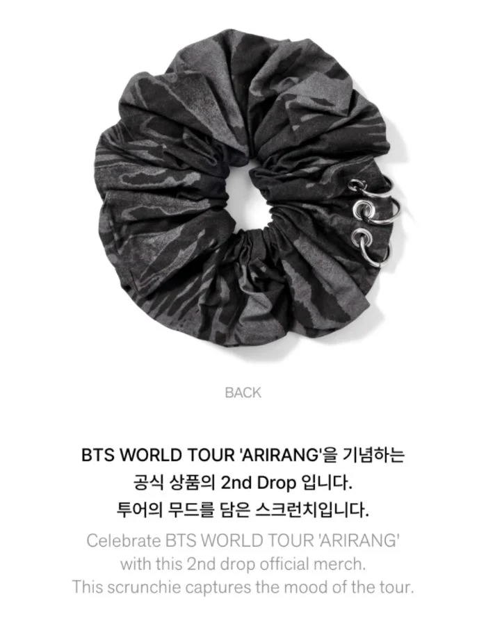BTS - WORLD TOUR 'ARIRANG' 2ND DROP OFFICIAL MD 2