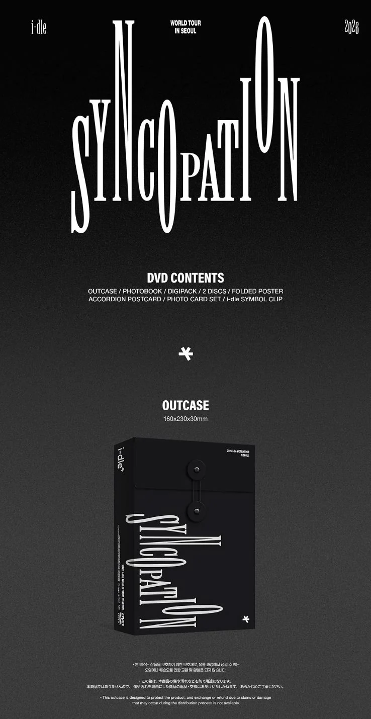 I-DLE - 2026 WORLD TOUR 'SYNCOPATION' (DVD & BLU-RAY)