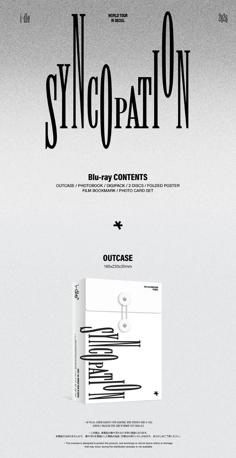 I-DLE - 2026 WORLD TOUR 'SYNCOPATION' (DVD & BLU-RAY)