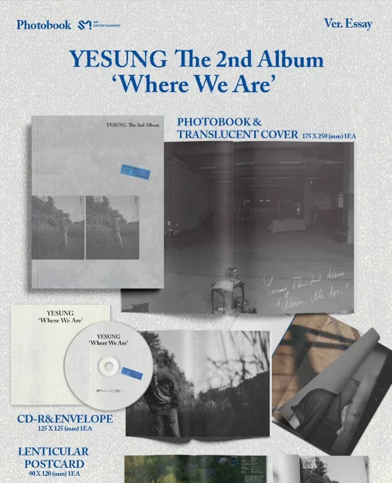 YESUNG (SUPER JUNIOR) - WHERE WE ARE SET + SM Gift