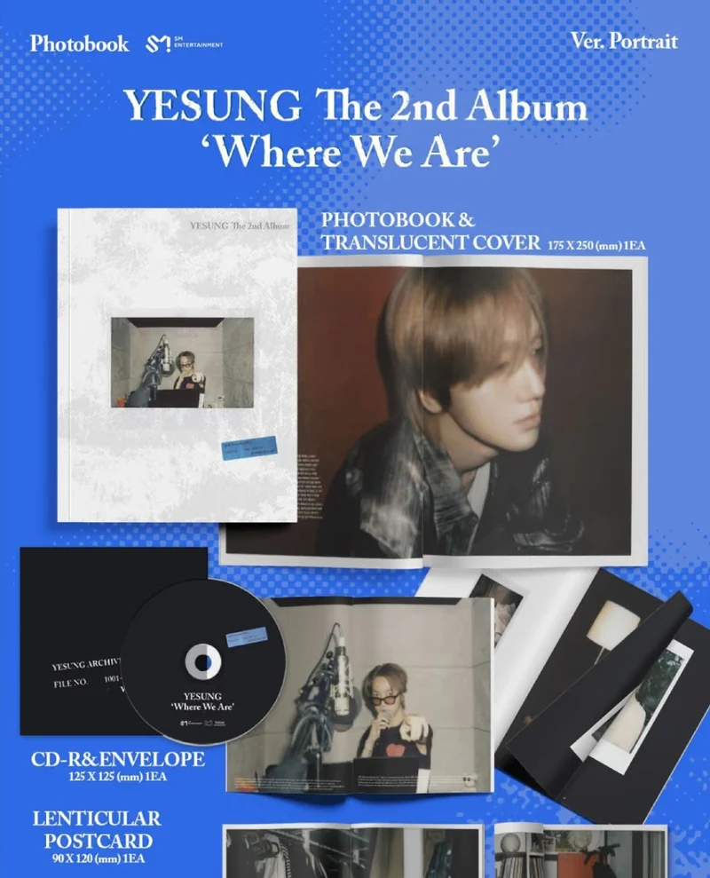YESUNG (SUPER JUNIOR) - WHERE WE ARE SET + SM Gift