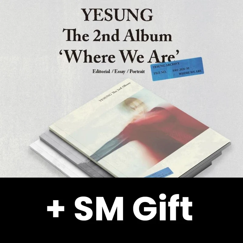 YESUNG (SUPER JUNIOR) - WHERE WE ARE (PHOTOBOOK VER.) + SM Gift