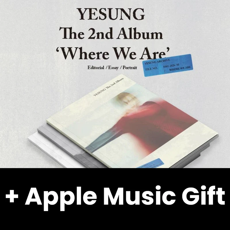 YESUNG (SUPER JUNIOR) - WHERE WE ARE (PHOTOBOOK VER.) + Apple Music Gift
