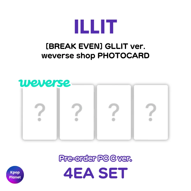 [GLLIT ver.] ILLIT weverse shop photocard [ BREAK EVEN ]