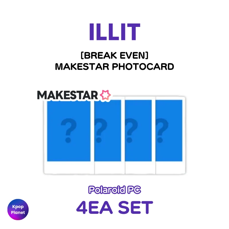 ILLIT MAKESTAR photocard [ BREAK EVEN ]
