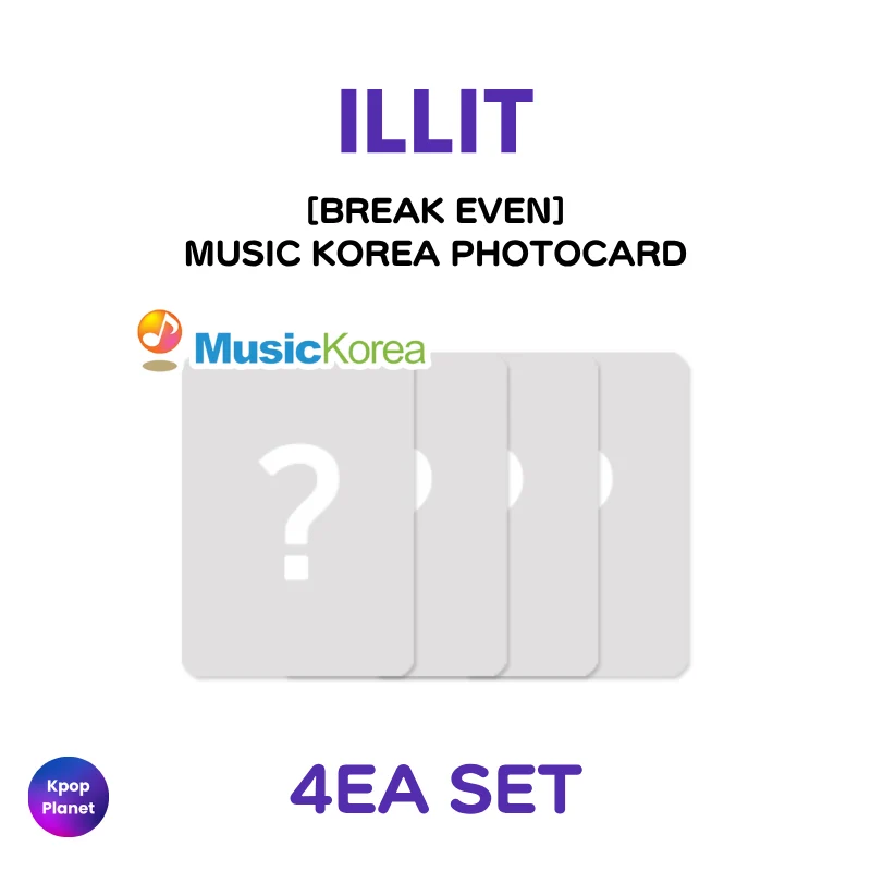 ILLIT MUSIC KOREA photocard [ BREAK EVEN ]