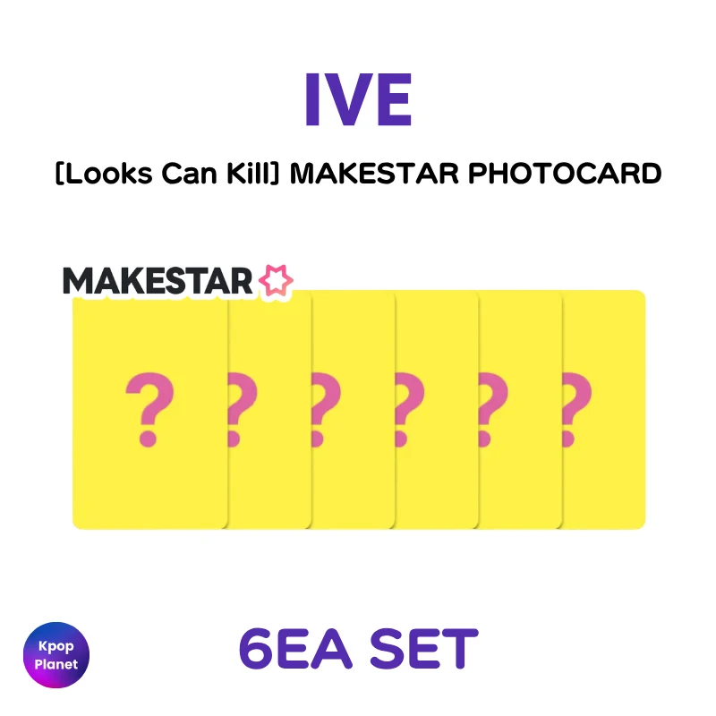 IVE MAKESTAR photocard [ Looks Can Kill ]