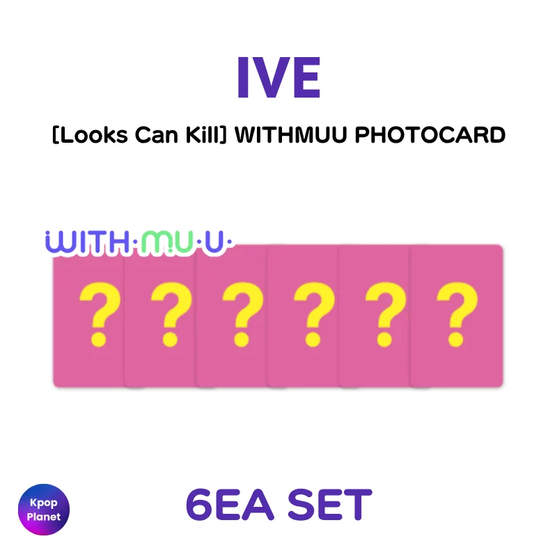 IVE WITHMUU photocard [ Looks Can Kill ]