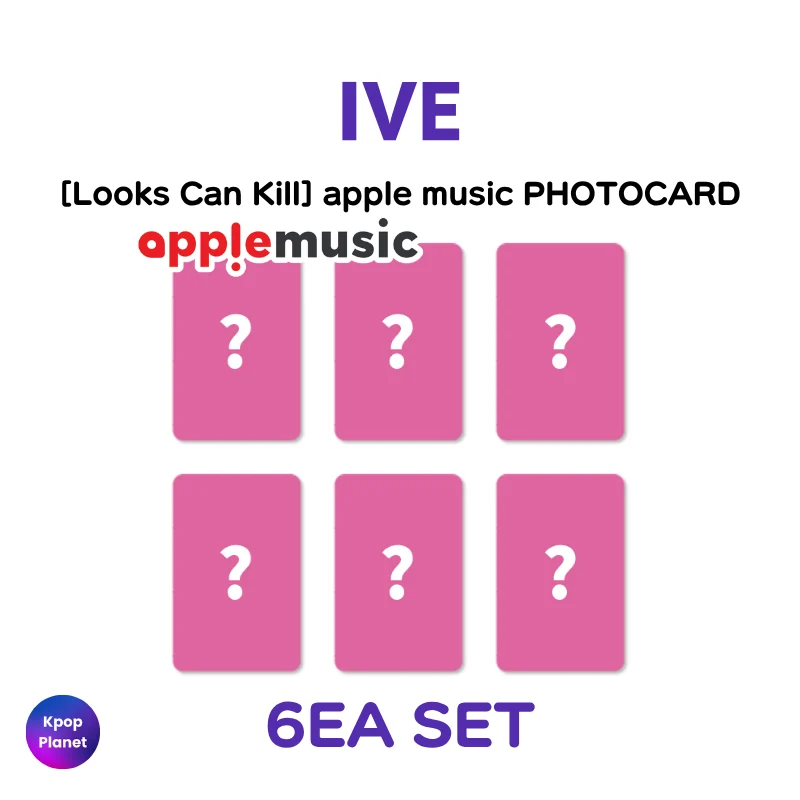 IVE apple music photocard [ Looks Can Kill ]