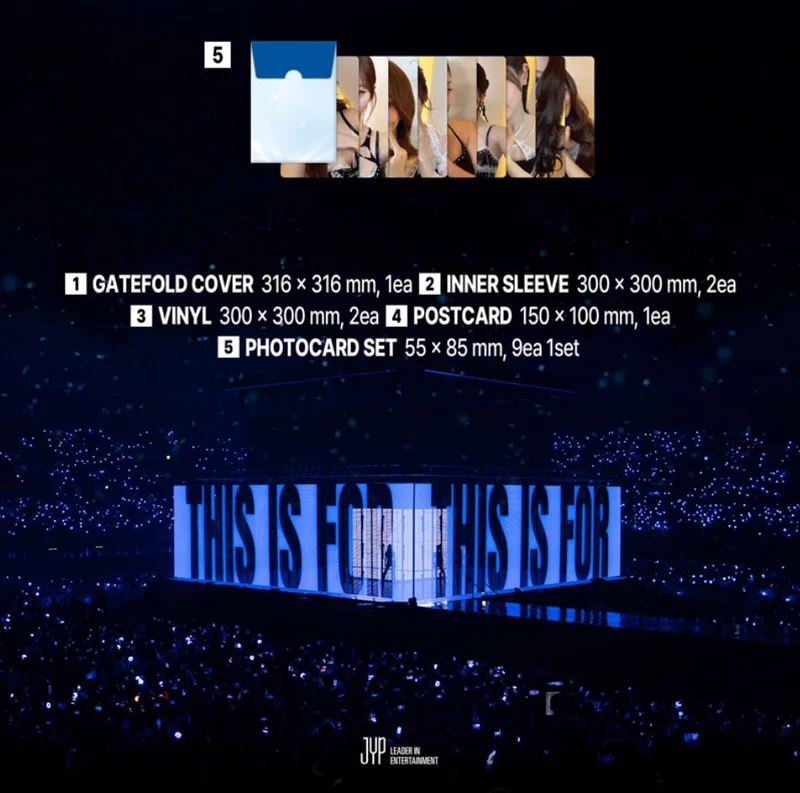 TWICE - 'THIS IS FOR' WORLD TOUR : FINALE in SEOUL LIVE (SPECIAL VINYL) + FANS SHOP Gift