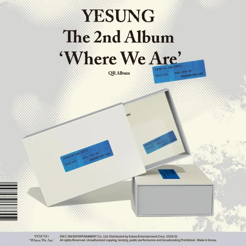 YESUNG (SUPER JUNIOR) - WHERE WE ARE (SMART ALBUM)