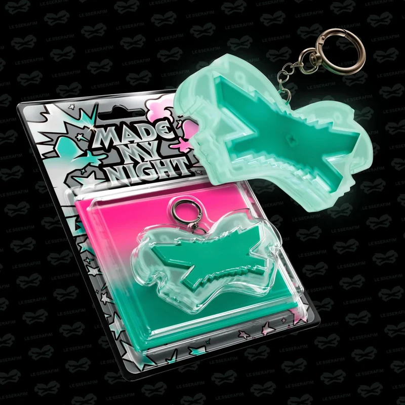 LE SSERAFIM - MADE MY NIGHT (GLOW CLICKER KEYCHAIN VER.)