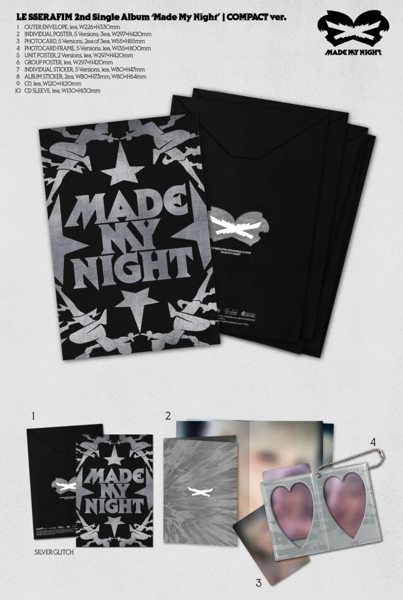 LE SSERAFIM - MADE MY NIGHT + BDM Gift