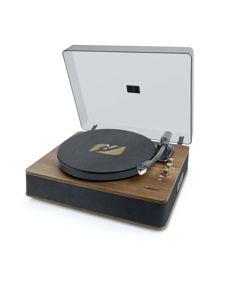 Muse - Tocadiscos Bluetooth Estéreo MT-106 Madera