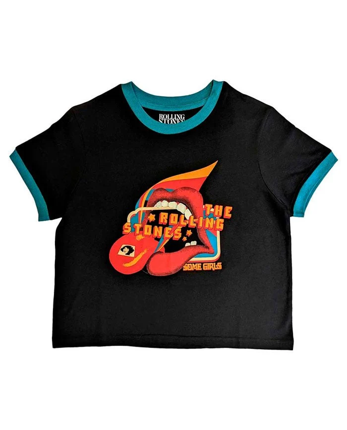 The Rolling Stones - Camiseta Crop Top "Some Girls Lick"