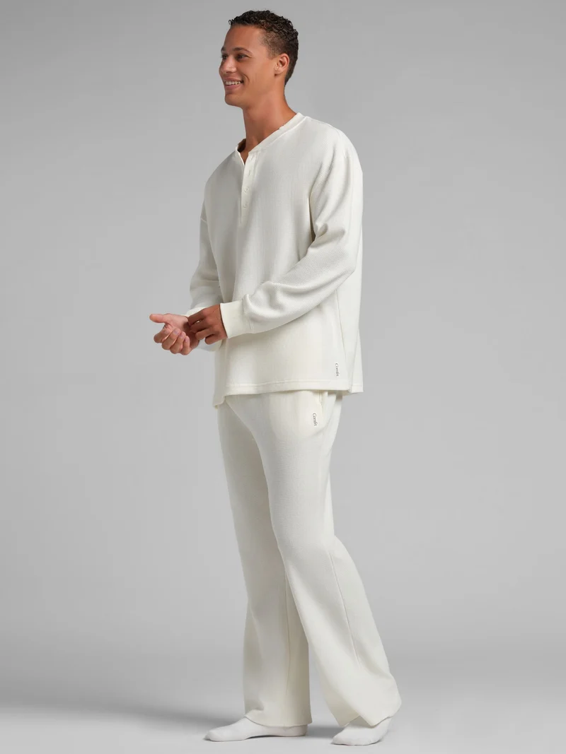 Waffle Lounge Henley Long Sleeve