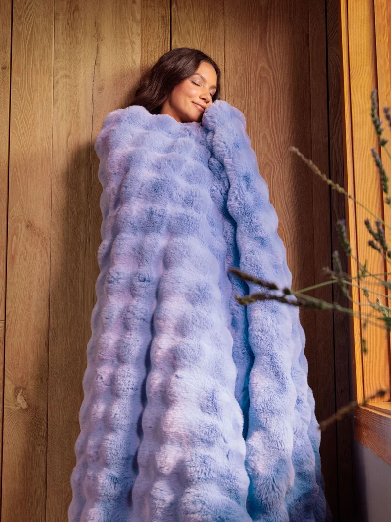 Lavender Ember Heated Blanket